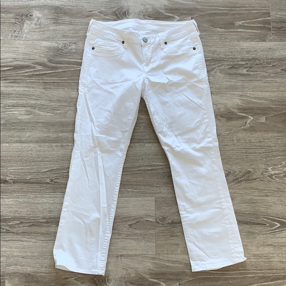 William Rast White Cropped Jeans. - Picture 1 of 6